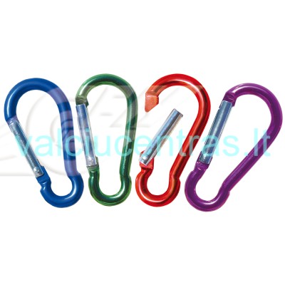 Spalvotas anoduoto aliuminio karabinas 5x50mm